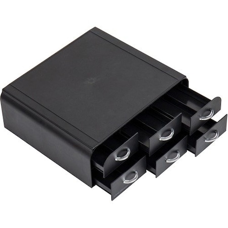 Ems Mind Reader DRAWER, 2TIER, COFFEE, POD, BLK EMSTRY6PC